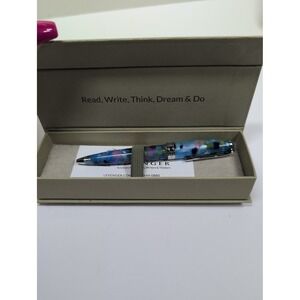 Levenger Blue Pink And Yellow Pen NEW in Box